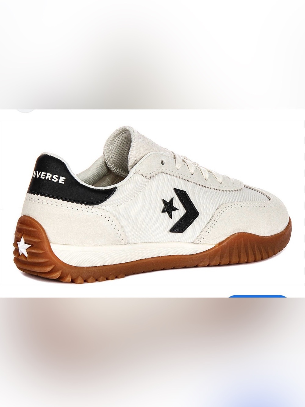 Converse Women's Cream and Gum Suede Low-Top Sneakers sz 6